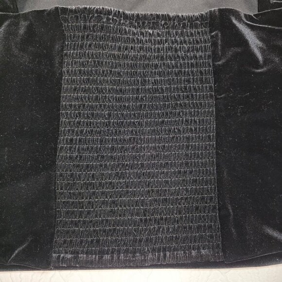 NWT French Connection Stretch Velvet Corset Top L - Picture 7 of 11